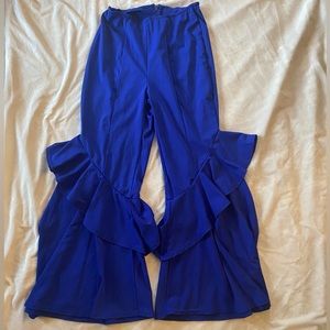 stretchy bell bottoms—mamma mia style